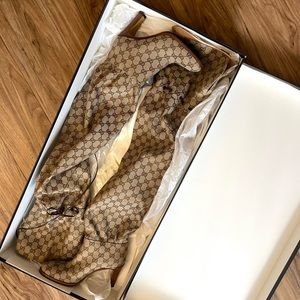 GG Gucci knee high boots